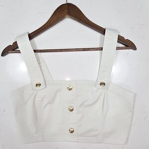 Michael Kors Womens Top White Size Small